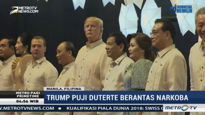 Usai Hadiri KTT APEC, Trump Tiba di Filipina