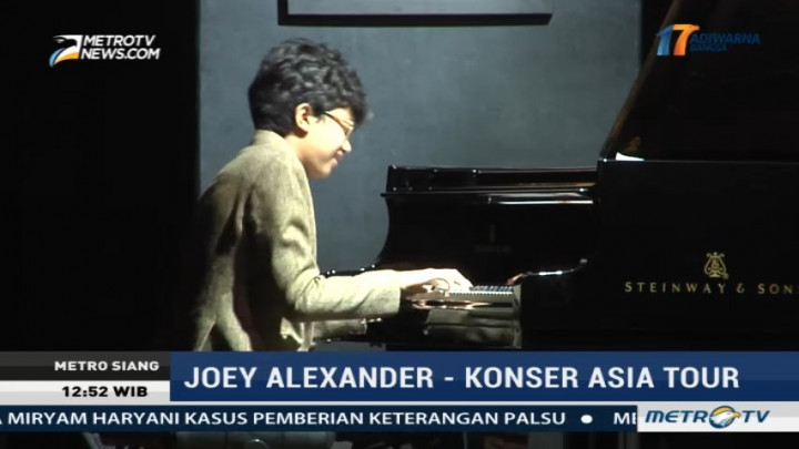 Joey Alexander Akhiri Rangkaian Konser Asia Tour di Indonesia