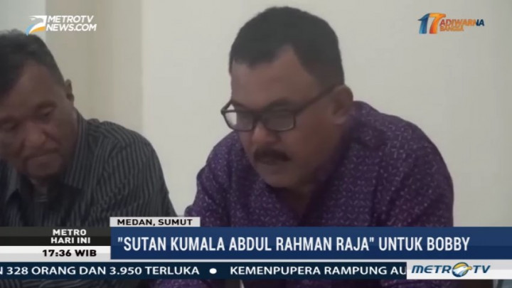 Bobby Nasution akan Menyandang Gelar Bangsawan Mandailing