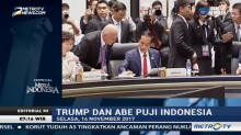 Trump dan Abe Puji Indonesia