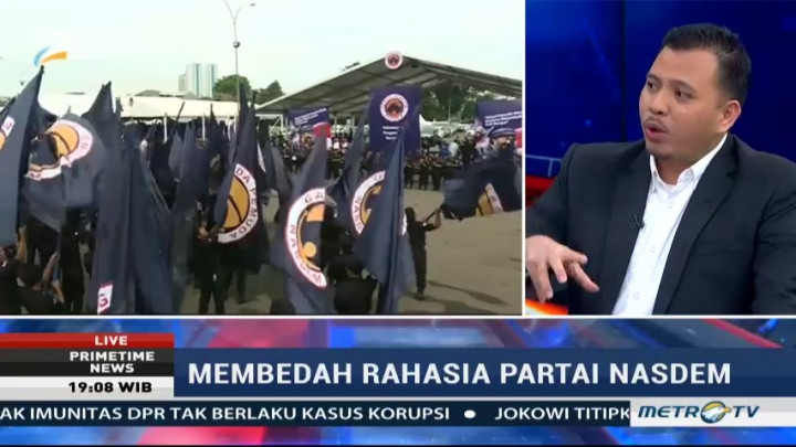 NasDem Disebut Partai Muda yang Sukses Secara Nasional