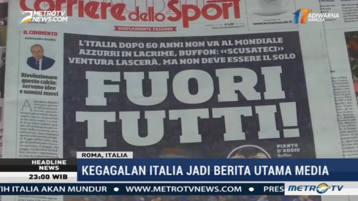 Reaksi Publik atas Kegagalan Italia Lolos ke Piala Dunia