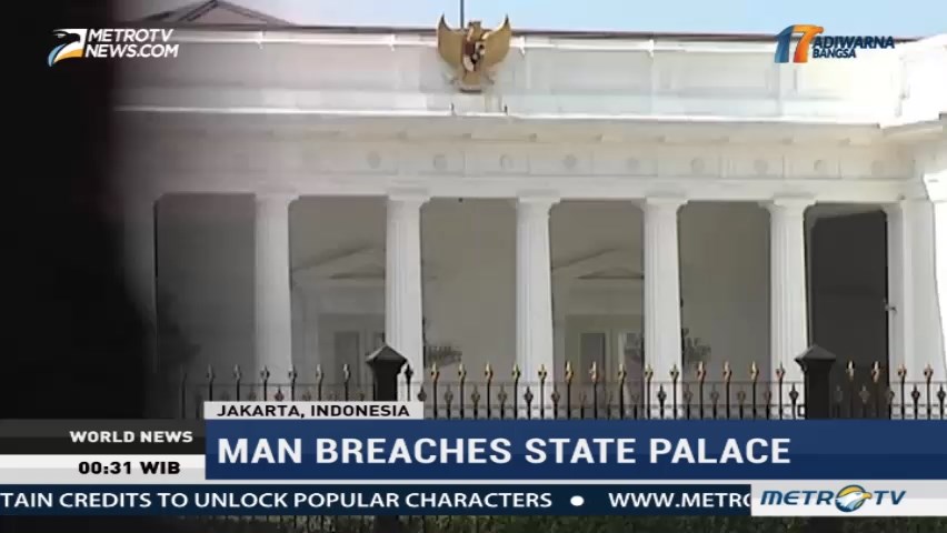 Man Breaches State Palace