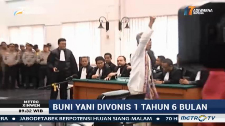 Divonis 1,5 Tahun Penjara, Buni Yani Ajukan Banding