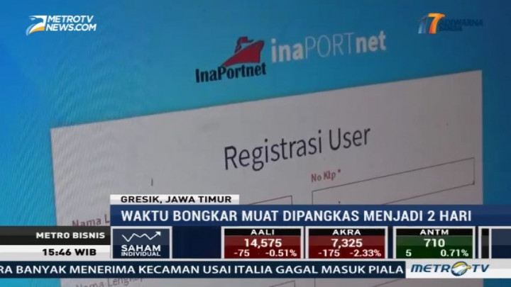 Penerapan Inaportnet di Pelabuhan Gresik Sudah 100 Persen