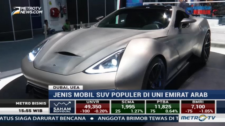 Mobil-mobil Mewah Teranyar Tampil di Dubai International Motor Show