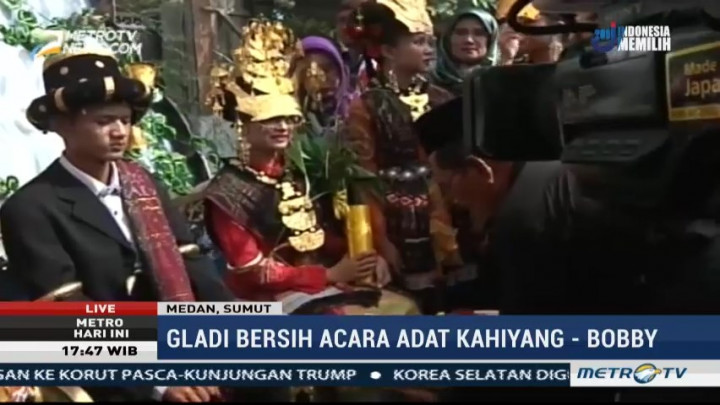 Gladi Bersih Acara Adat, Kahiyang-Bobby Diperankan Warga Medan
