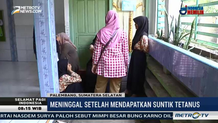 Siswi SD di Palembang Meninggal Usai Diimunisasi