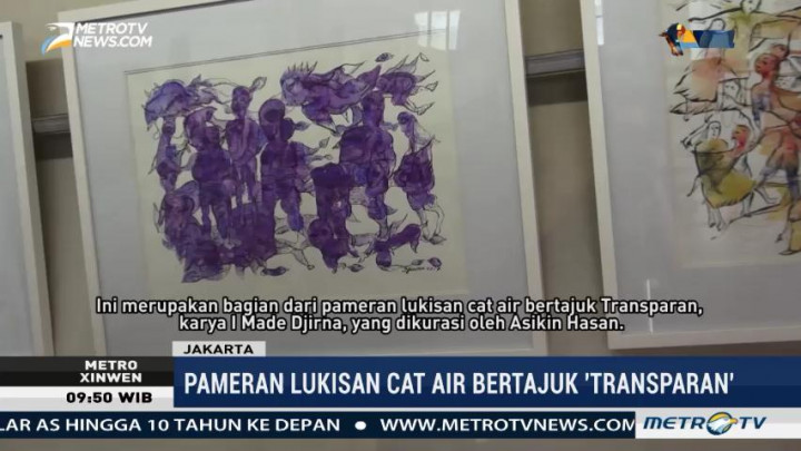 Mengintip Pameran Lukisan Bertajuk Transparan