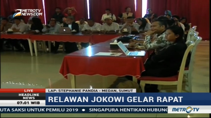 Ratusan Relawan Jokowi Gelar Rapat Ngunduh Mantu Bobby-Kahiyang