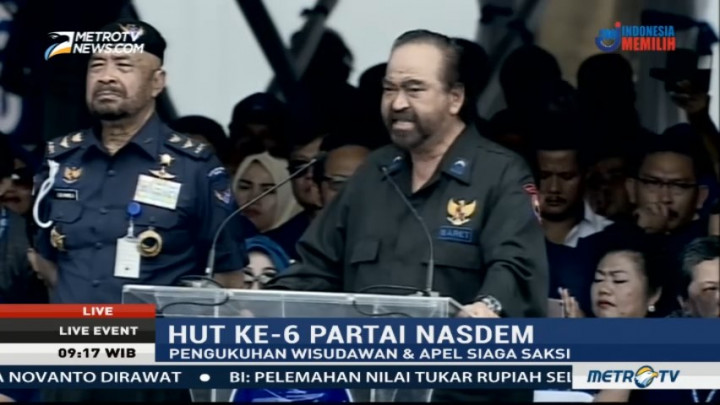 NasDem Rekrut 1,4 Juta Saksi untuk Pemilu 2019