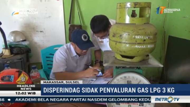 Langka, Disperindag Makassar Sidak Agen Penyalur Elpiji 3 Kg