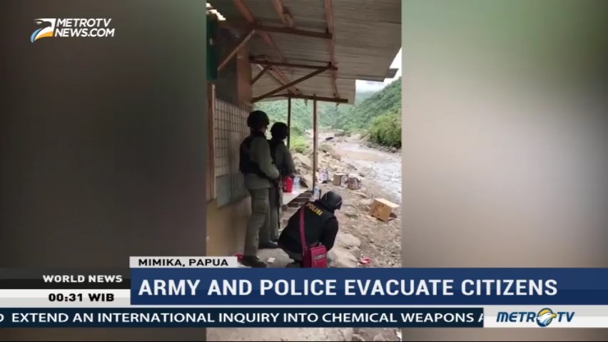 Army and Police Free Citizens Held Hostage by Gunmen in Papua