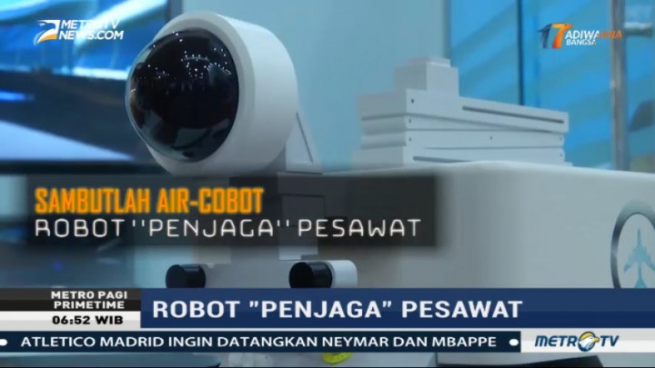 Mengenal Air-Cobot, Robot 'Penjaga' Pesawat