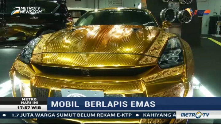Mobil 'Emas' Hadir di Dubai Motor Show 2017