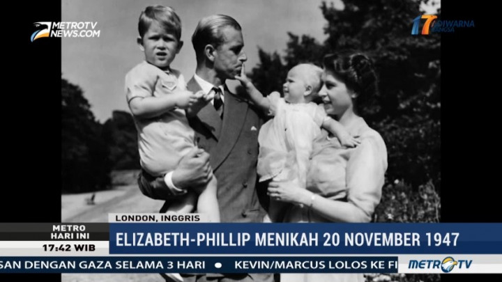 Inggris akan Rayakan 70 Tahun Pernikahan Ratu Elizabeth dan Pangeran Philip
