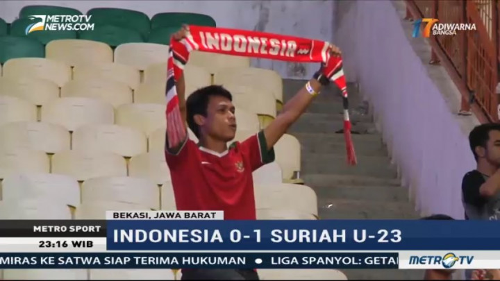 Indonesia Menyerah 0-1 di Tangan Suriah