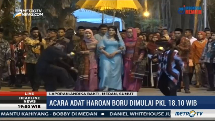 Kahiyang-Bobby Jalani Prosesi Haroan Boru