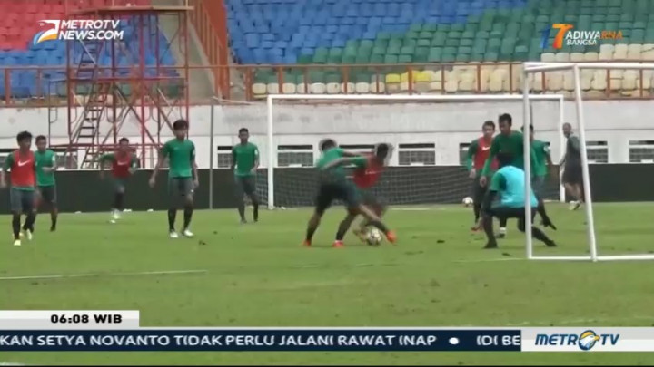 Timnas Gelar Latihan Jelang Hadapi Guyana