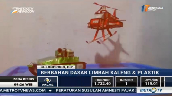 Kerajinan dari Kaleng Bekas Ini Tembus Pasar Mancanegara