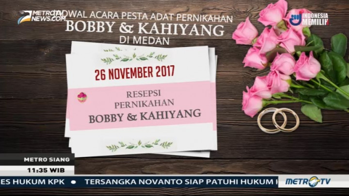 Rangkaian Acara Ngunduh Mantu Bobby-Kahiyang
