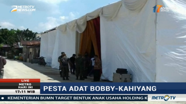 Sejumlah Pertunjukan Adat Digelar Saat Resepsi Kahiyang-Bobby di Medan