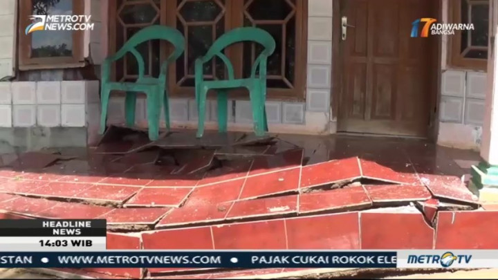 Tanah Gerak, Sejumlah Rumah dan Jalan di Tasikmalaya Rusak