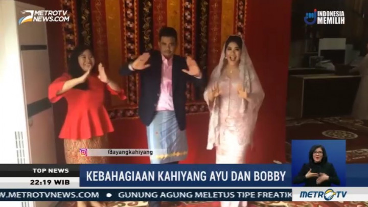 Raut Kebahagiaan Kahiyang-Bobby