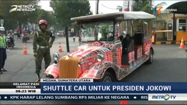 Mobil Bermotif Ulos Mandailing Siap Mengantar Jokowi di Acara Ngunduh Mantu