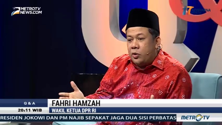 Fahri Hamzah Mengaku Sering Nyinyir Sejak Kecil