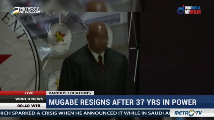 Mugabe Resigns After 37 Years in Power