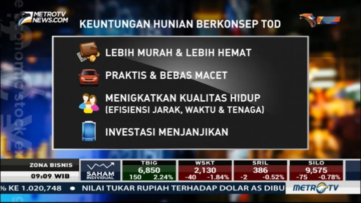 Keuntungan Hunian Berkonsep TOD