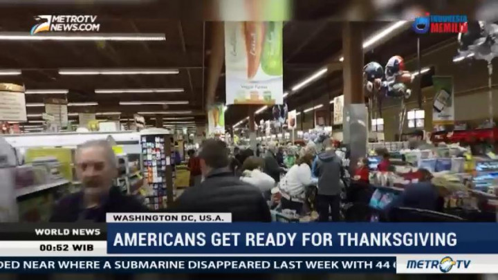 Americans Get Ready for Thanksgiving