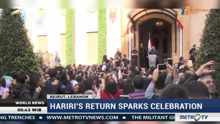 Hariri's Return to Lebanon Sparks Celebration