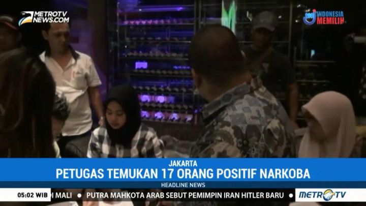 Razia Karaoke di Jakarta Utara, 17 Orang Positif Narkotika