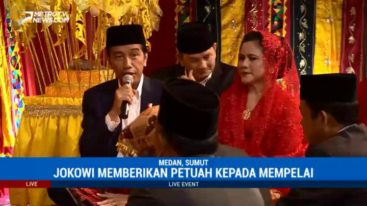 Jokowi Berikan Petuah untuk Kahiyang-Bobby