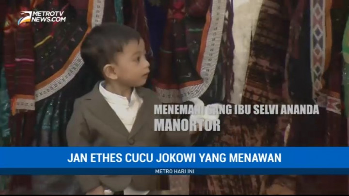 Tingkah Menggemaskan Jan Ethes di Pesta Adat Kahiyang-Bobby