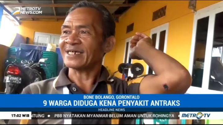 Sembilan Warga Bone Bolango Diduga Terkena Antraks