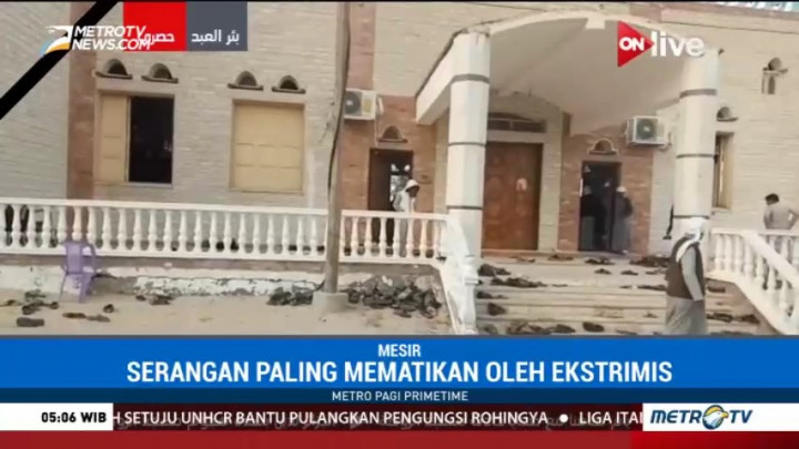 Korban Tewas Serangan Teror Bom di Mesir Bertambah Jadi 305 Orang