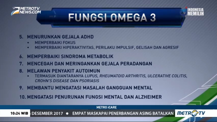 Kekurangan Asupan Omega 3 Bisa Memicu Gangguan Perilaku