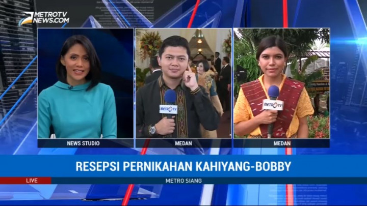 Resepsi Kahiyang-Bobby Berlangsung Semarak
