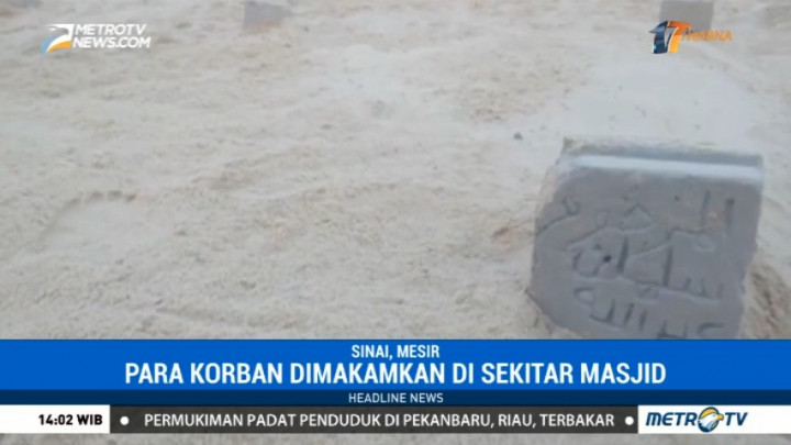 Bom Mesir, Korban Tewas Dimakamkan di Sekitar Masjid