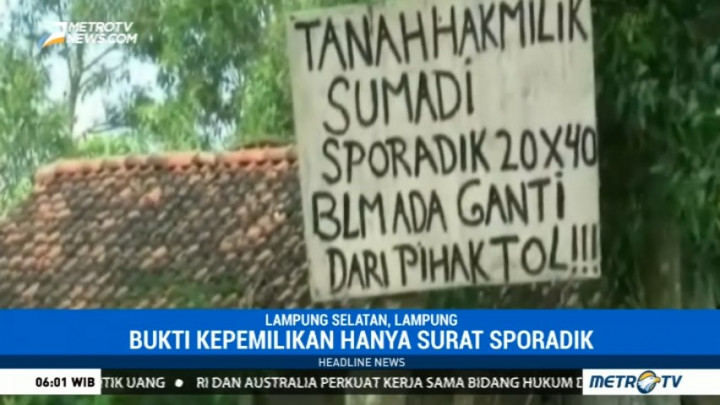 58 Warga Tanjungsari Tolak Ganti Rugi JTTS