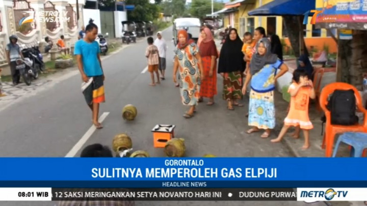 Elpiji 3 Kg Langka, Ibu-ibu di Gorontalo Buang Tabung Gas ke Jalan