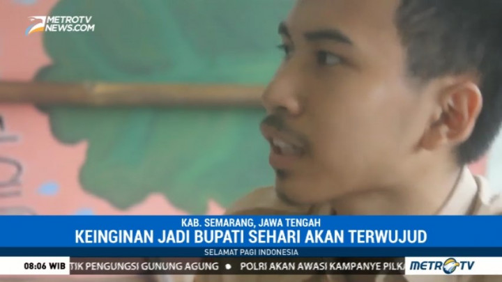 Siswa SMA Ini akan Jadi Bupati Semarang dalam Sehari