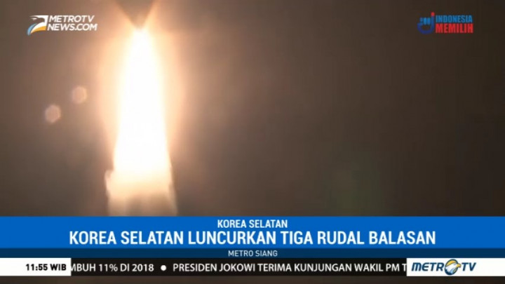 Korsel Luncurkan Tiga Rudal Balasan untuk Korut