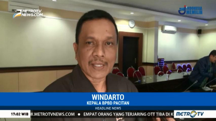 Enam Orang Hilang akibat Banjir dan Longsor di Pacitan