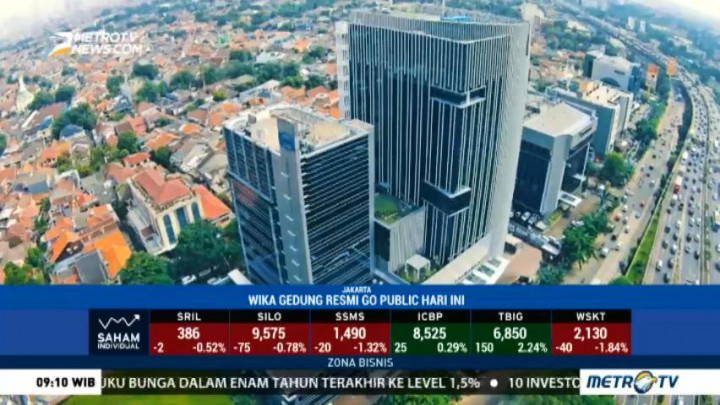 WIKA Gedung Resmi <i> Go Public </i> Hari Ini