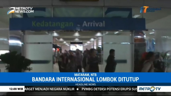 Bandara Lombok Kembali Ditutup