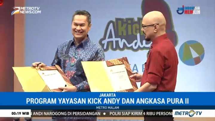 Kick Andy Foundation dan Angkasa Pura II Teken MoU Bantuan Kaki Palsu